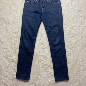 Fidelity Jeans Dark Wash Low Rise Skinny Jeans size 25x36L